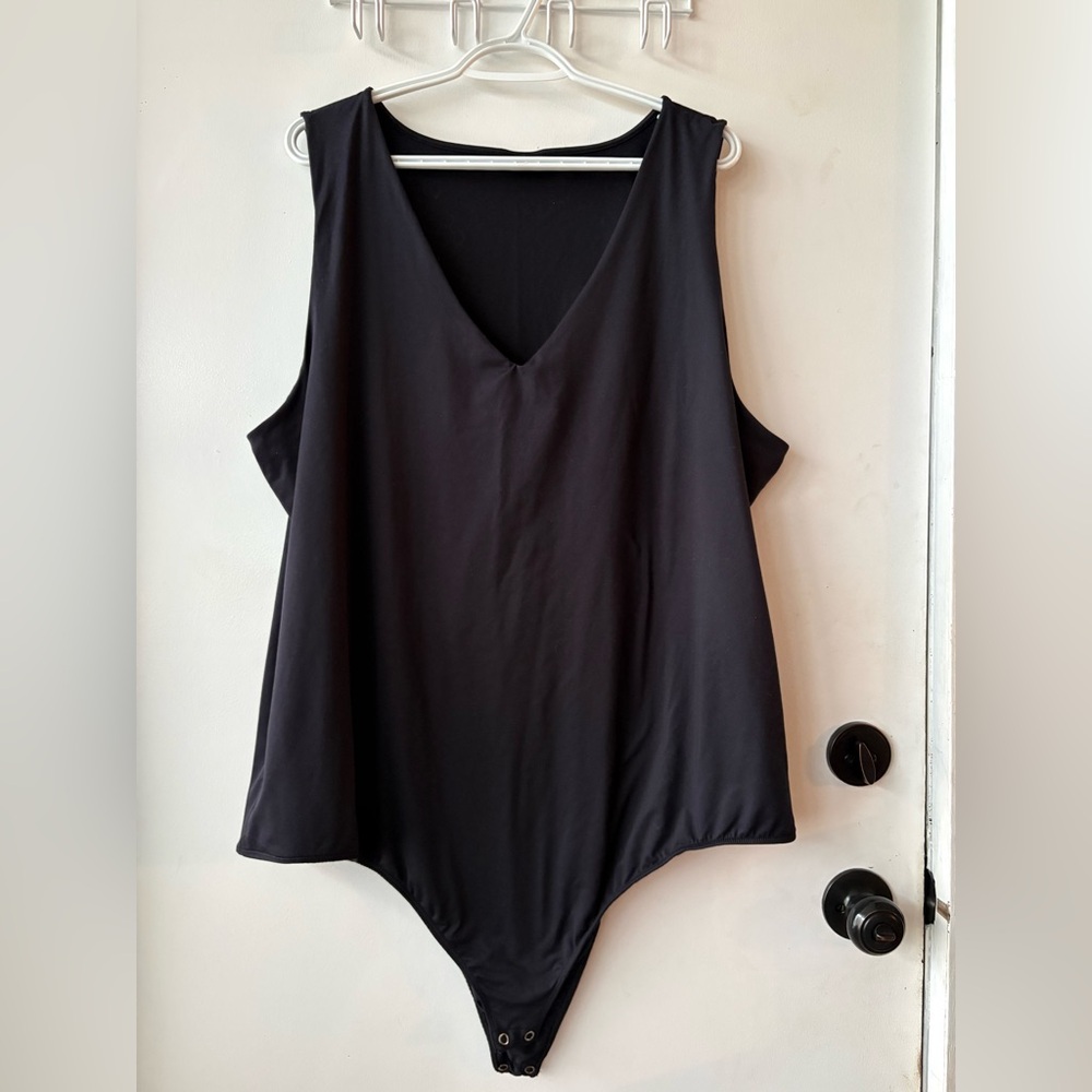 Torrid Black Smoothing V-Neck Bodysuit